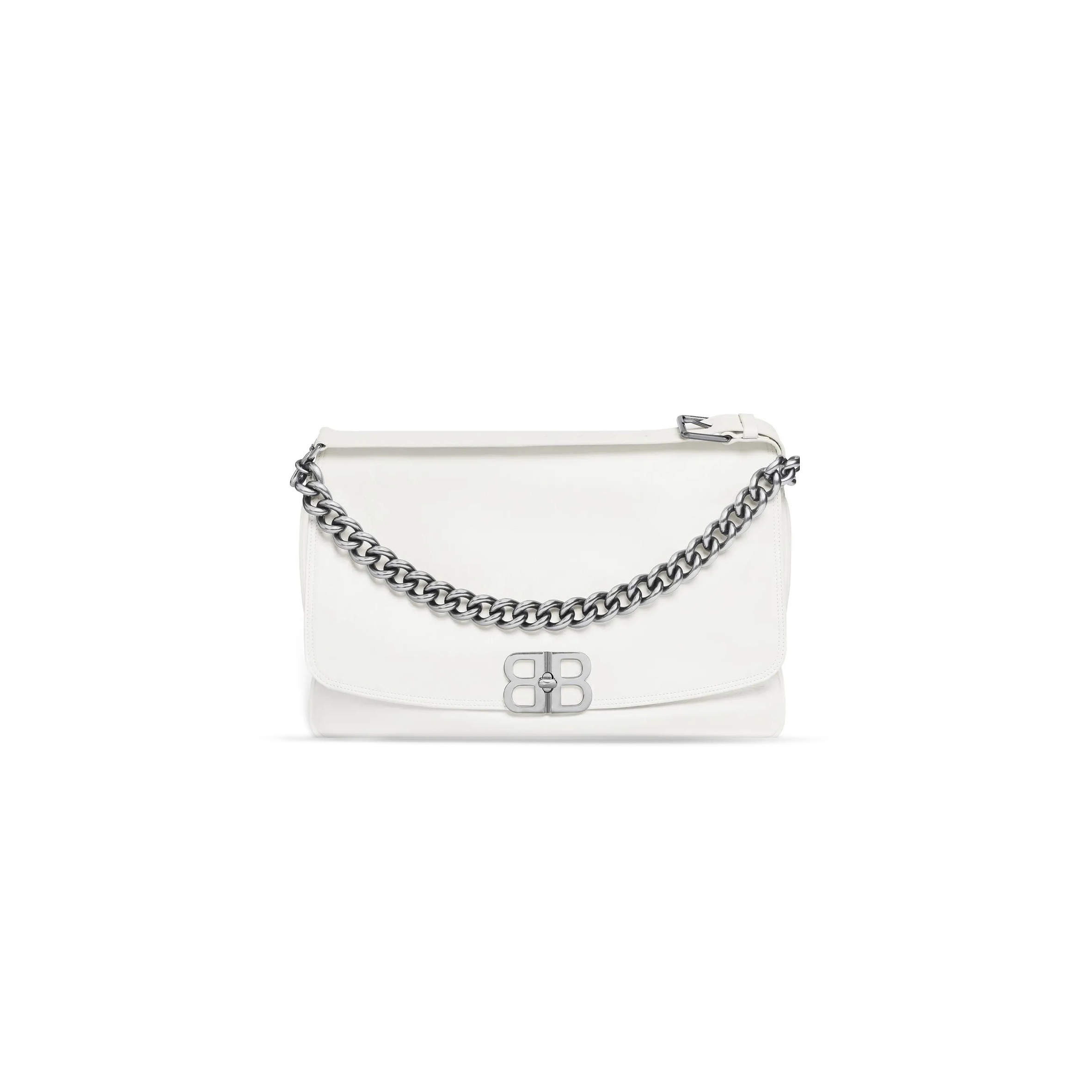 Ba1en*iaga large bb soft in white 7484882aaiy9001 (36*23.8*3cm)